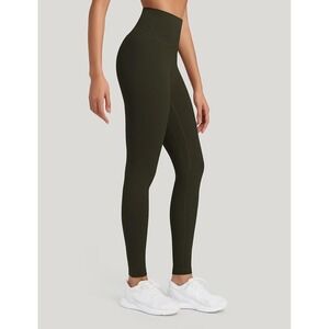 HeyNuts HN147‎ Dark Olive High Rise Yoga Leggings 31 Inseam Tall Womens XL NWT